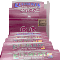 a pack of elements pink paper in a pink box