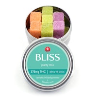 bliss party mix in a tin