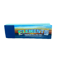 a blue box with the words elements on it